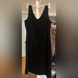 Classic Black Sleeveless Dress- Size 14